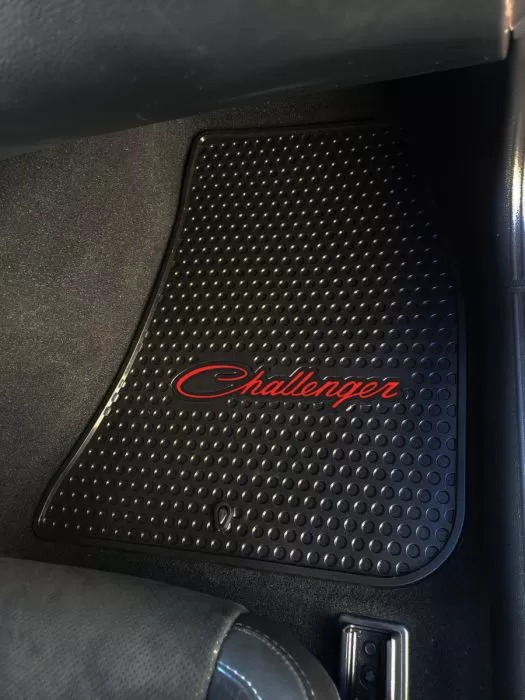 Signature Rubber Mats for Challenger 2011-ON with Red Logo