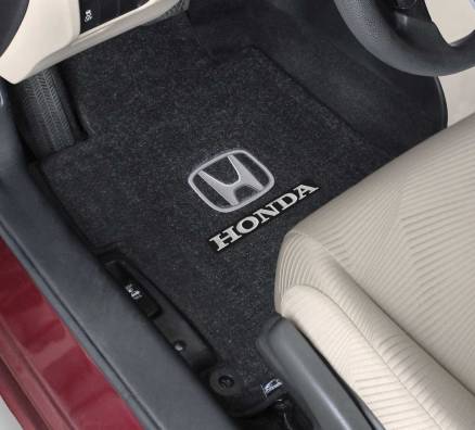 Lloyd Mats VELOURTEX 2 PC FLOOR MAT SET Ebony 2016-2018 Honda Civic Sedan